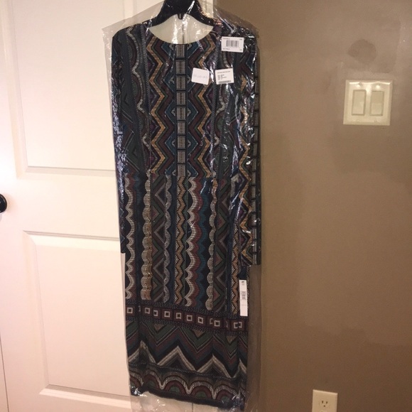 Maggy London black multi color dress. Brand new - Picture 1 of 5